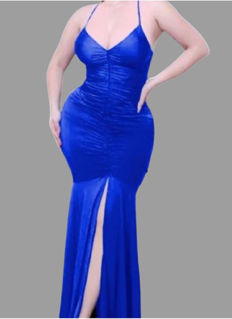 Generic - Women's maxi dress-open  from the back - Image 1
