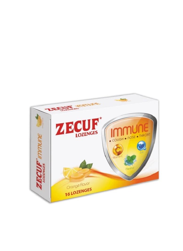 Zecuf - Immune Lozenges Orange 16s - Image 1