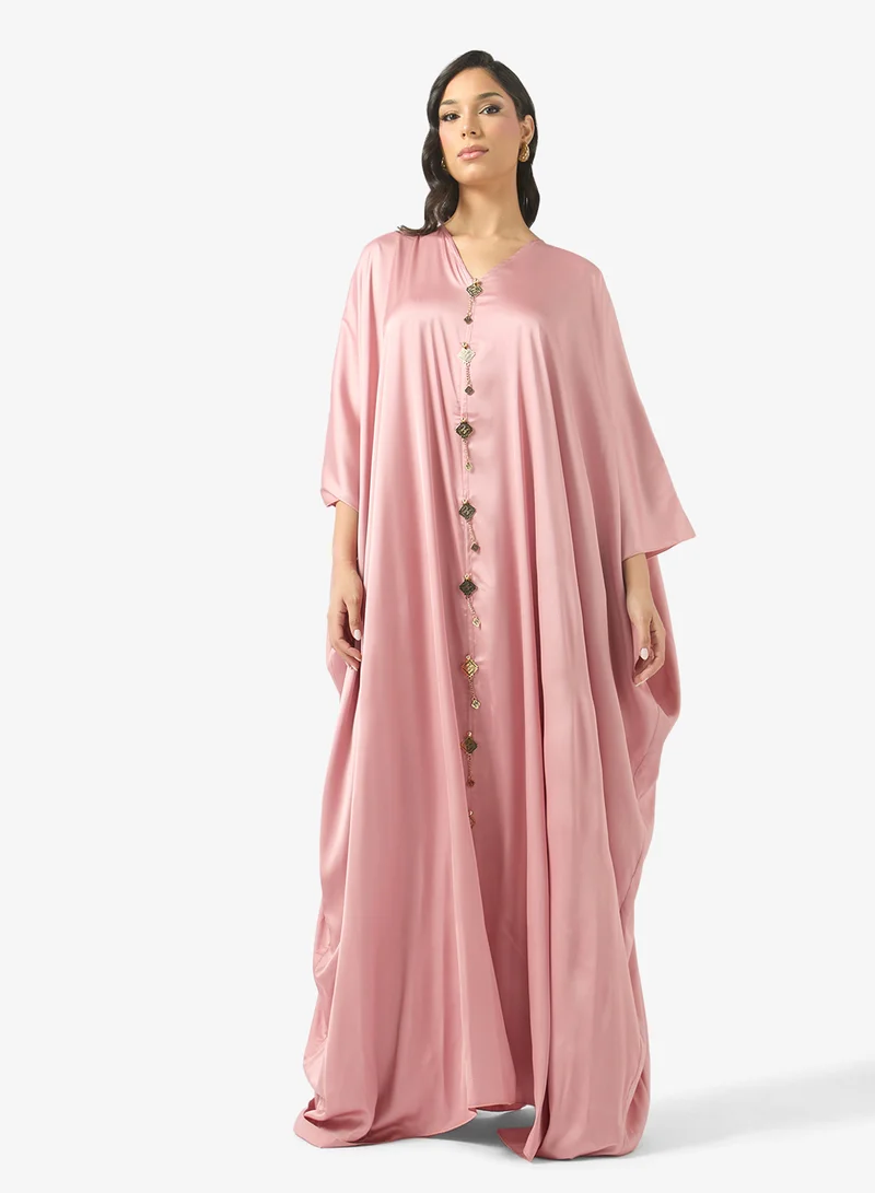 Golden Apple V-Neck Jalabiya