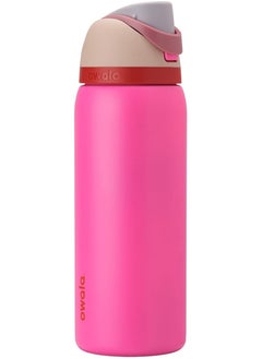 Owala FreeSip Insulated Stainless Steel Water Bottle with Straw for Sports and Travel, BPA-Free, 32oz,All the Berries