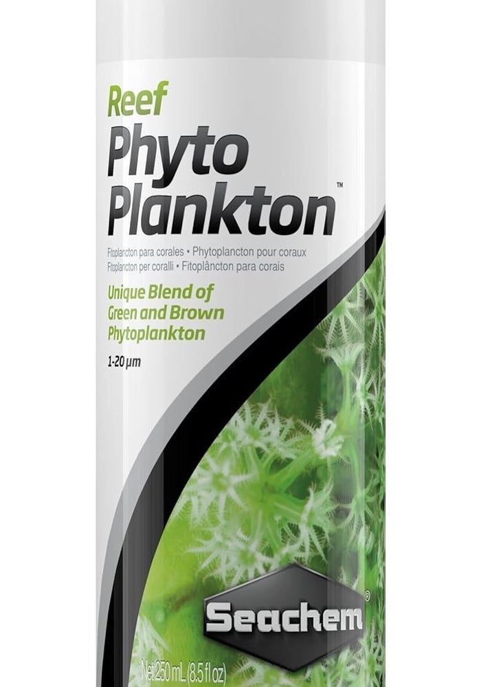 Seachem Reef Phytoplankton - 250 mL Marine Phytoplankton Supplement for Aquariums - Image 1