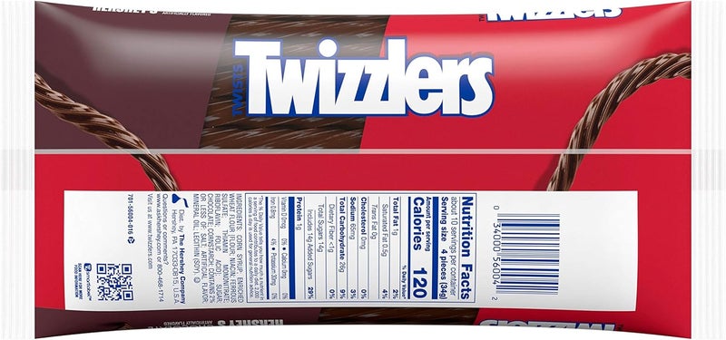 Twizzlers حلوى تويزلرز بنكهة الشوكولاتة 12 أونصة - Image 2