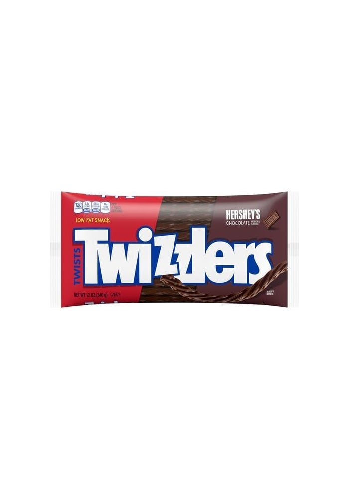 Twizzlers حلوى تويزلرز بنكهة الشوكولاتة 12 أونصة - Image 4