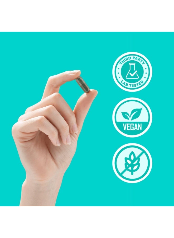 DEOS Chlorophyll Body Freshness Capsules – Plant-Based Internal Freshness Support | Helps Neutralize Body Odor & Maintain Digestive Balance | Wellness Supplement for Adults | 30 Capsules - Image 3