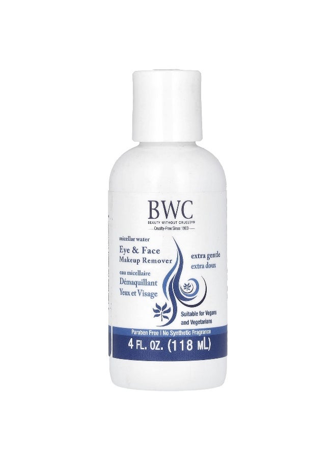 Beauty Without Cruelty Beauty Without Cruelty, Eye & Face Makeup Remover, Extra Gentle, 4 fl oz (118 ml)  - Image 1