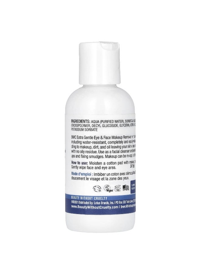 Beauty Without Cruelty Beauty Without Cruelty, Eye & Face Makeup Remover, Extra Gentle, 4 fl oz (118 ml)  - Image 2