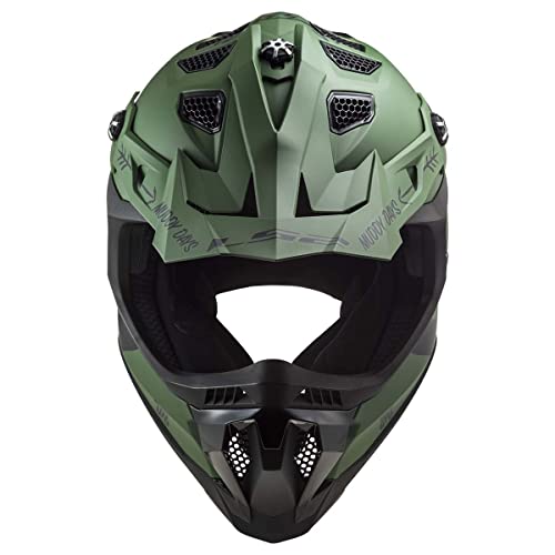 LS2 Helmets MX-Off Road Subverter Evo Helmet (Cargo Matte Military Green - 2X-Large) - Image 4