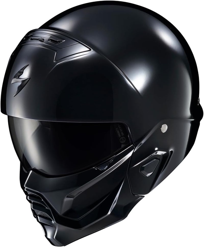 ScorpionEXO Covert 2 Open Face Motorcycle Helmet - Bluetooth Ready with Speaker Pockets - Image 1