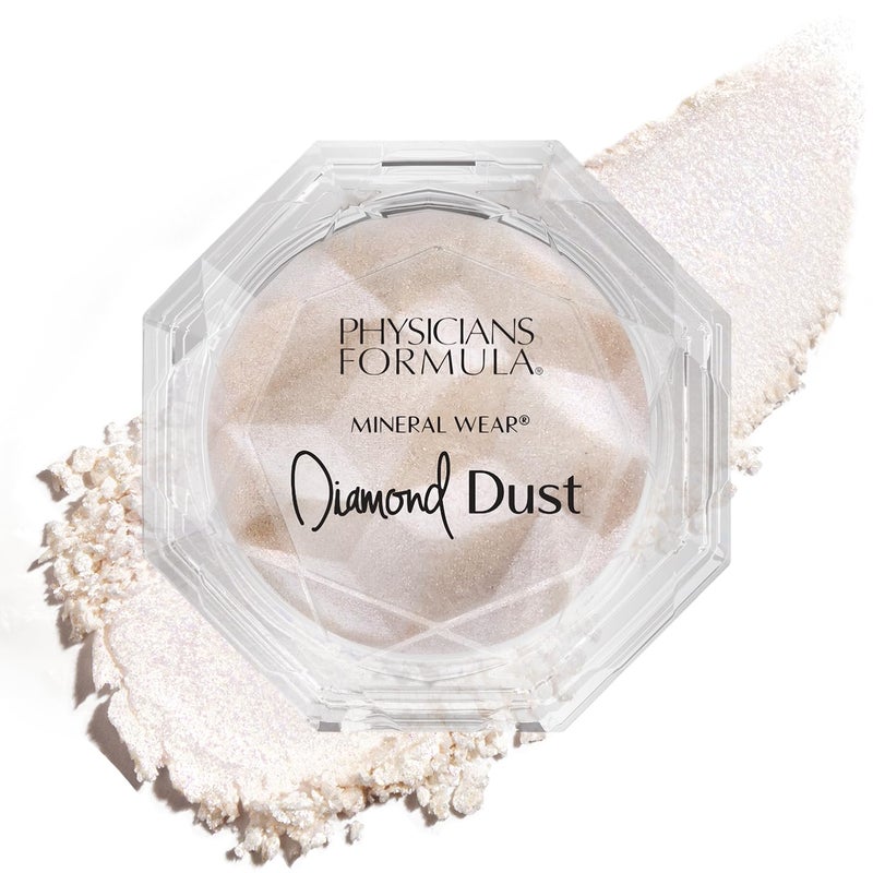 Physicians Formula Diamond Dust Mineral Powder Starlit Glow, Translucent Setting Powder Makeup, Finishing Powder For Face, Clean Beauty, Dermatologist Approved - Image 1