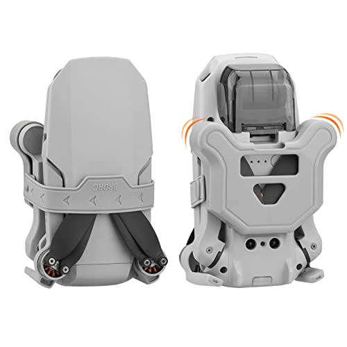 HeiyRC BRDRC Mini 2 4K Propeller Holder Strap Props Guard Blade Stabilizer Fixator Propellers Protector for DJI Mavic Mini/Mini 2/Mini SE/Mini 2 SE Drone Accessories(Grey) - Image 1