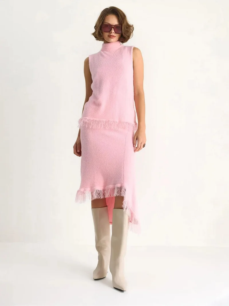 LUCCI Knitwear Knitwear Top-Skirt Two Pieces Set