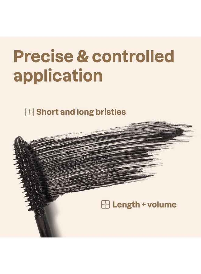 أتيتود ماسكارا ATTITUDE Oceanly Serum Infused، معتمدة من EWG، سيروم للرموش، طول وكثافة، مستحضرات تجميل وجمال نباتية، أسود، 0.24 أونصة - Image 5