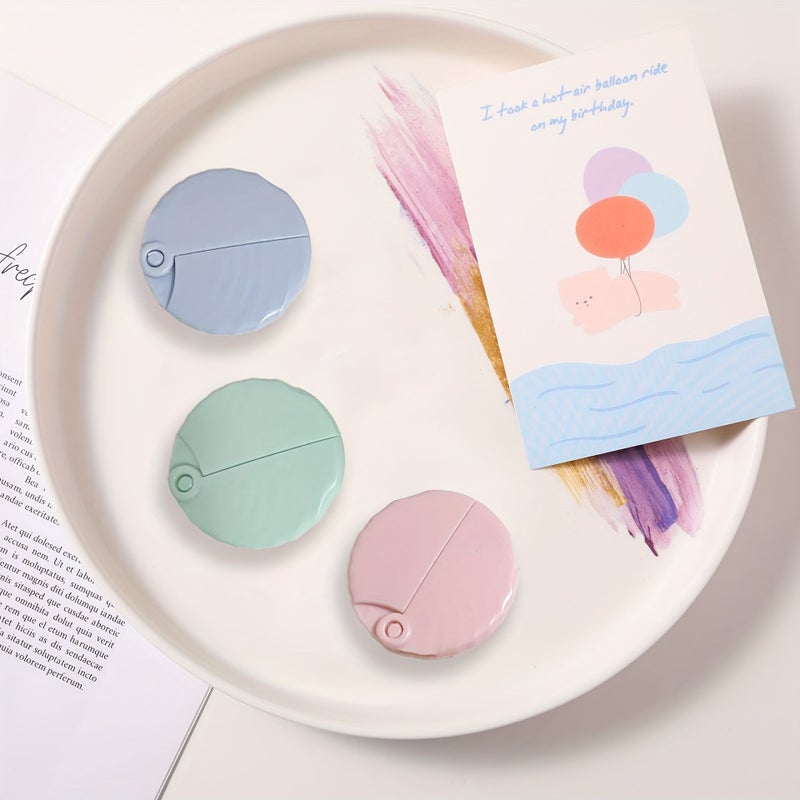 Pastel Round Folding Craft Cutting Tool 5pcs Random Color One Hand 180 Degree Open Stationery Cutter With Ergonomic Grip Desk Companion For Left And Right Handed Individuals - Image 3