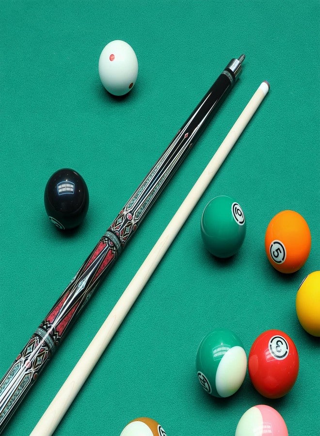 Kmise Pool Cues, Professional Billiard Cue Stick with Hard Case 58" Maple Pool Cue Stick Kit, Pool Sticks for Adults - Perfect for Home Game Rooms, Bars & Billiard Halls (20oz Green) - Image 4