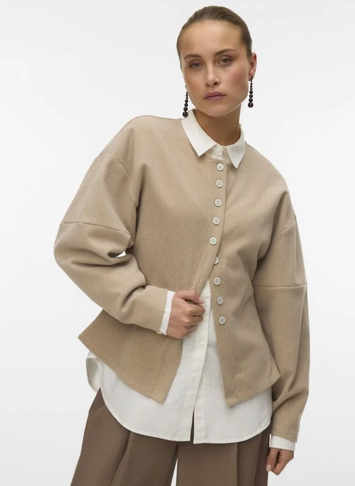 Vmklea Long Sleeve O-Neck Cardigan
