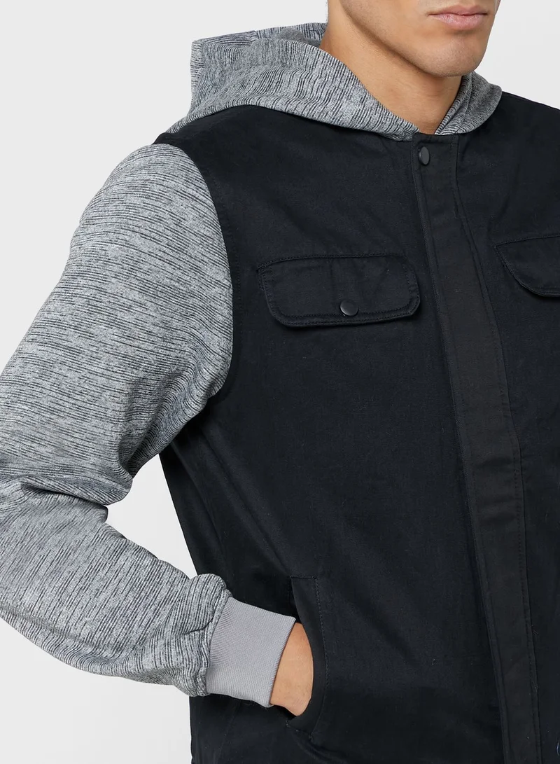 Seventy Five Hooded Utility Jacket