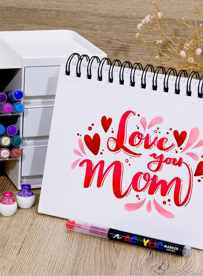 12-Piece Paint Marker Set for Art Supplies, School Supplies, Rock Art, Fabric Paint, Fabric Markers, Paint Pen, Art Markers - view 5