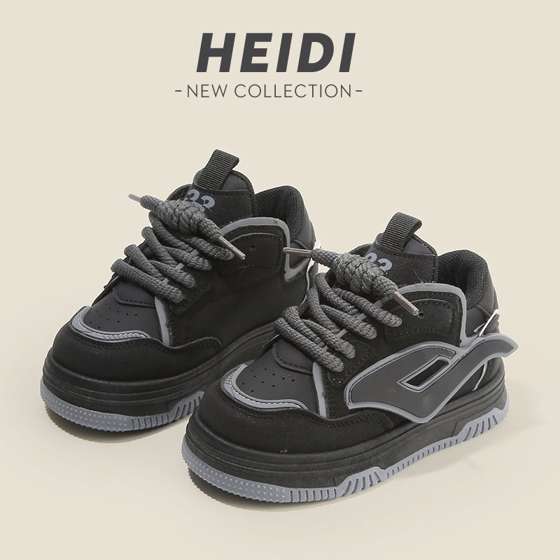 Children'S Sneakers 2026 Boys' Casual High-Top Sneakers Girls' White Shoes Soft-Soled Baby Loafers Single - Image 5