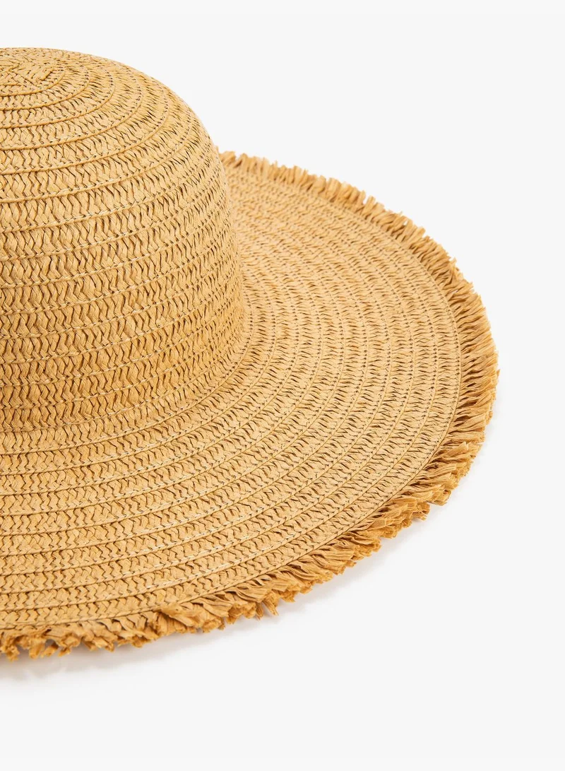 كوتون Textured Straw Hat
