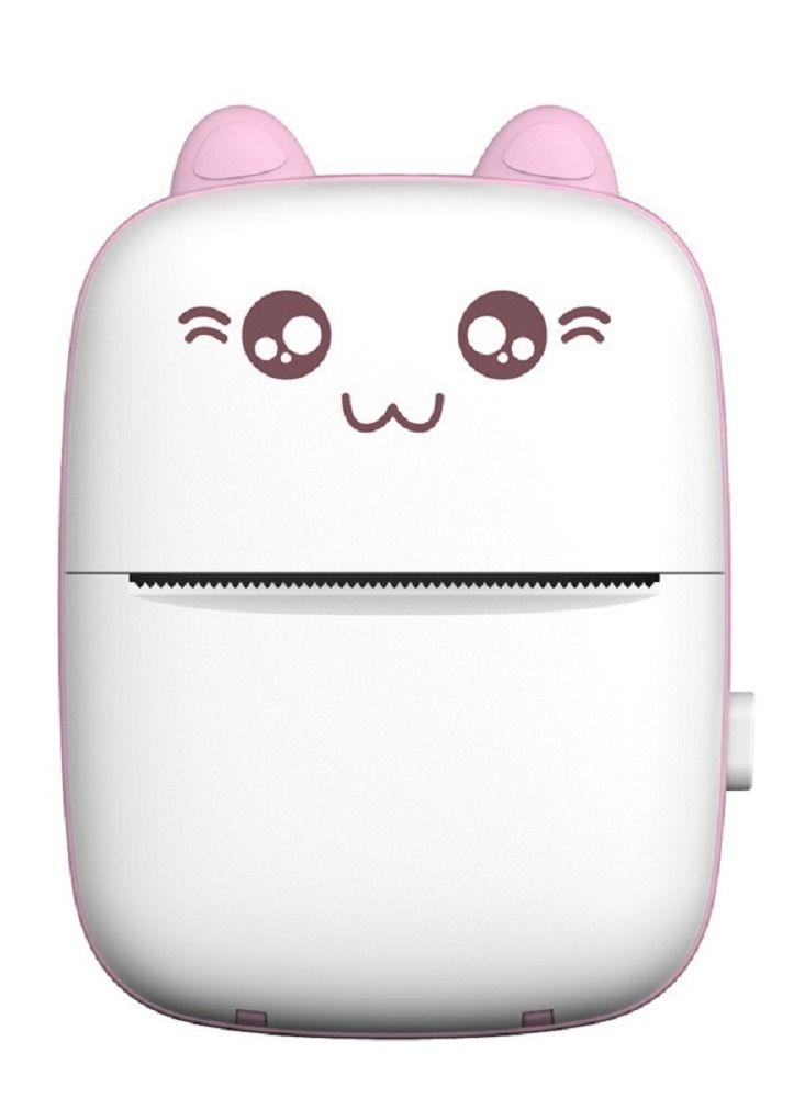 طابعة ملصقات حرارية صغيرة بحجم الجيب ولاسلكية بتقنية Bluetooth: طابعة صور ذكية ومحمولة ولاصقة للهواتف (ورق الطباعة مدرج) - Image 1