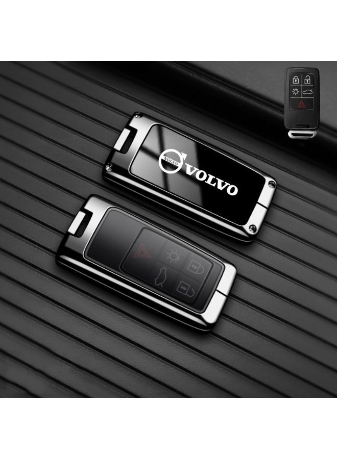 Volvo غطاء حماية مفتاح السيارة الراقية مناسبة لفولفو V60 ، S60L القديمة ، XC90 ، S80 ، V40 ، غطاء قشرة مفتاح السيارة الشخصية - Image 1