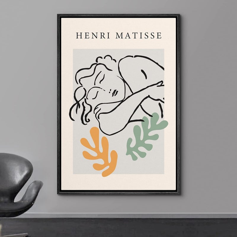 wall26 Framed Canvas Print of Sleeping Woman by Matisse - Image 2