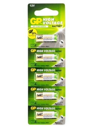 Pack of 5 12V 23A Battery pack  A23 For Gate Garage Security Remote Control - pzsku/ZE9C17A6F4A746878689DZ/45/_/1677158353/33d7f091-6af8-488a-9056-8397102ee962
