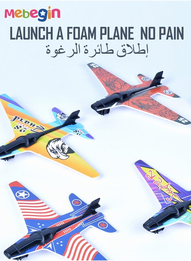 MEBEGIN Catapult Airplane Launcher with 10pcs Glider Plane Airplane Launcher Toy Gift Toys for Kids Aged 4-8  - Image 3