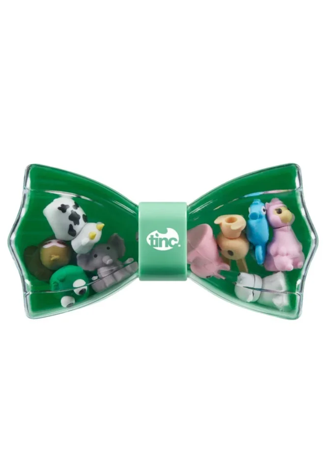 تينك Multicolor Animal Erasers Fun Set