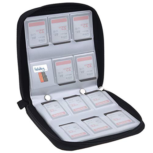 Eco-Fused Memory Card Case - Fits up to 44x SD, SDHC, Micro SD, Mini SD and 4X CF - Holder with 44 Slots - Image 2