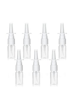 Nasal Spray Bottle, 21 Pcs Clear Small Empty Nose Spray Bottle, Reusable and Refillable Fine Mist Sprayers, for Travel Saline Essential Oils (10ml)
