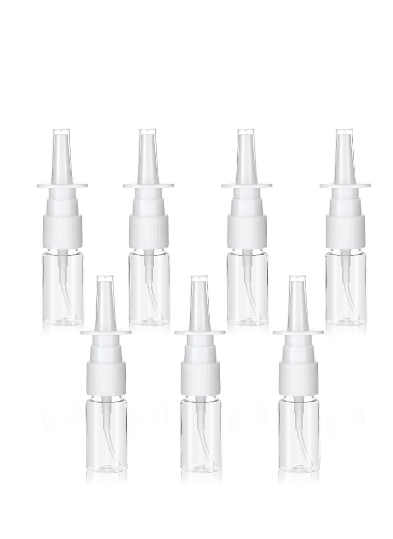 Excefore - Nasal Spray Bottle, 21 Pcs Clear Small Empty Nose Spray Bottle, Reusable and Refillable Fine Mist Sprayers, for Travel Saline Essential Oils (10ml) - Image 1