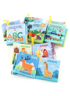 Generic Baby Cloth Books 0-3 Years Old Infant Educational Enlightenment Early Education Toys Tear Cloth Books-Color:4 Pages 8 Vegetable Cloth Book 23g-Specifications:Can Be Labeled  - Image 3