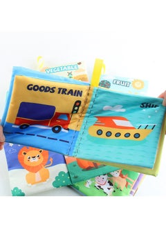 Generic Baby Cloth Books 0-3 Years Old Infant Educational Enlightenment Early Education Toys Tear Cloth Books-Color:4 Pages 8 Vegetable Cloth Book 23g-Specifications:Can Be Labeled  - Image 4