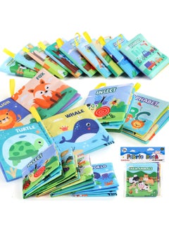 Generic Baby Cloth Books 0-3 Years Old Infant Educational Enlightenment Early Education Toys Tear Cloth Books-Color:4 Pages 8 Vegetable Cloth Book 23g-Specifications:Can Be Labeled  - Image 2