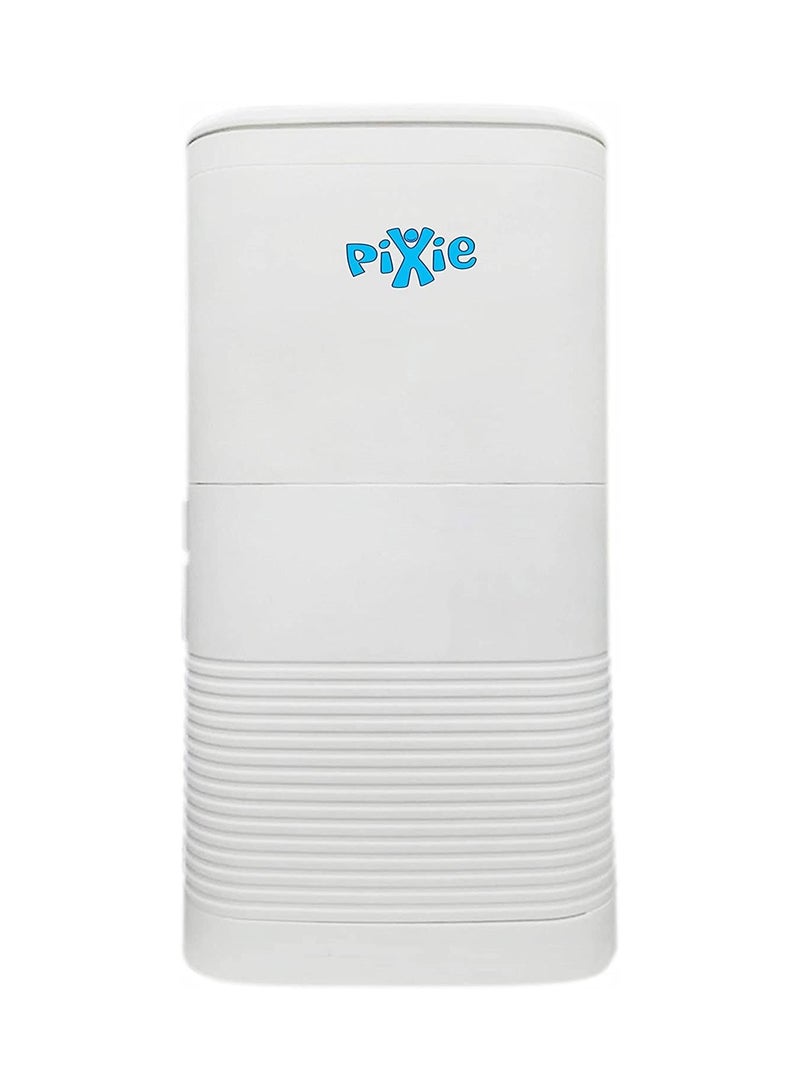 Pixie سلة مهملات حفاضات Pixie ذات الاستخدام الواحد مع غطاء داخلي وقفل أمان، سلة مهملات بيضاء Bnt02 - Image 2