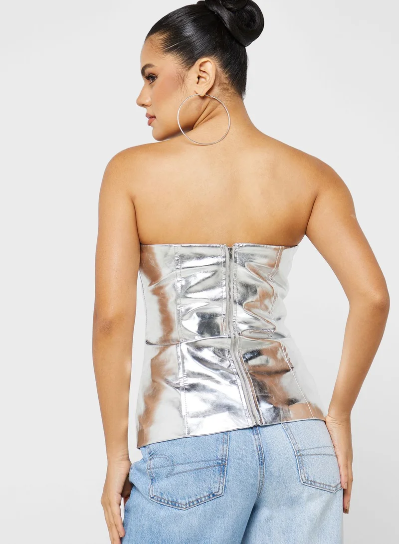 Amy Lynn Johanna Shimmery Top