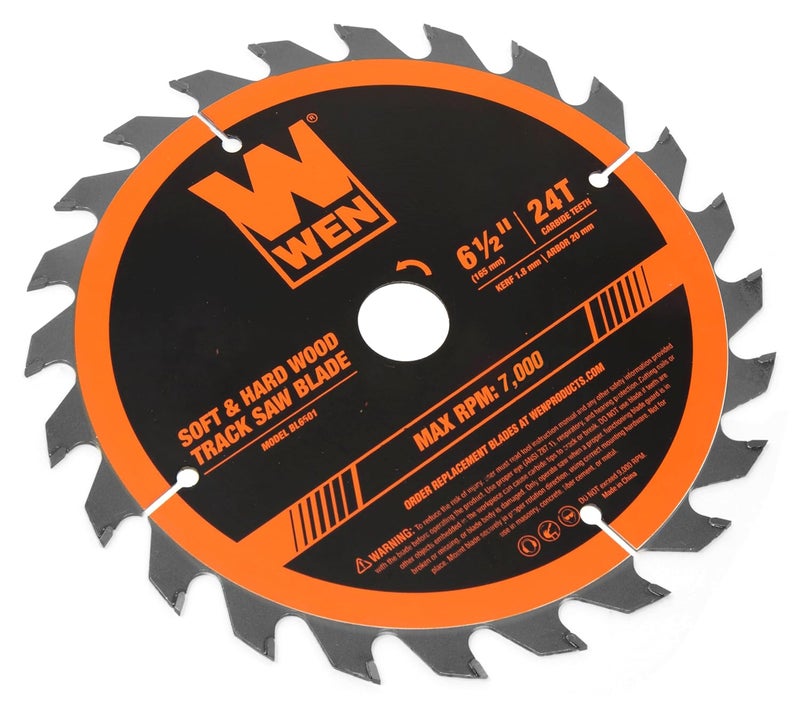 Wen BL6501 6.5-Inch 24-Tooth Carbide-Tipped Track Saw Blade - Image 2