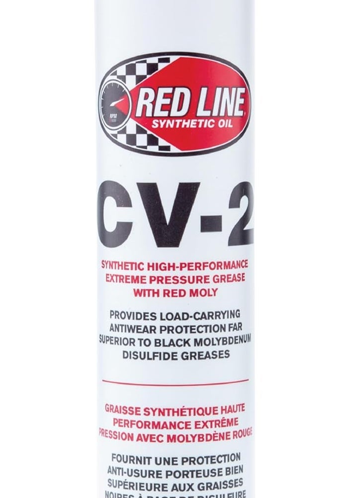 Red Line CV-2 Synthetic Grease with Red Moly - 14 Ounce - Image 1