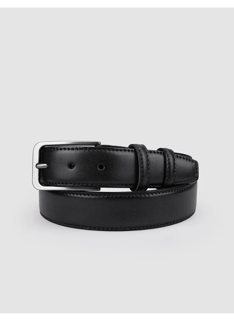 Cabani 100% Genuine Leather Black Men's Casual Belt