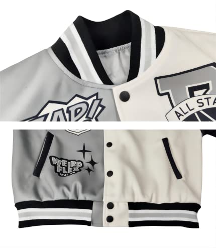 VOIKERDR Button Down Shirts for Women Outerwear Windbreaker Varsity Jacket for Women Summer Lightweight Jacket 2024 - Image 4