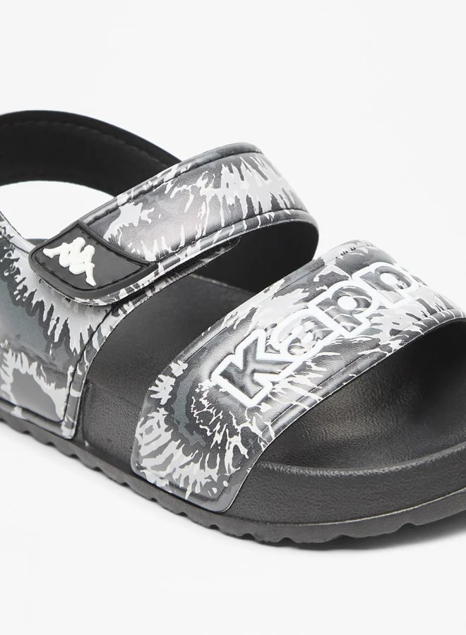 كابا Boys' Printed Floaters with Hook and Loop Closure