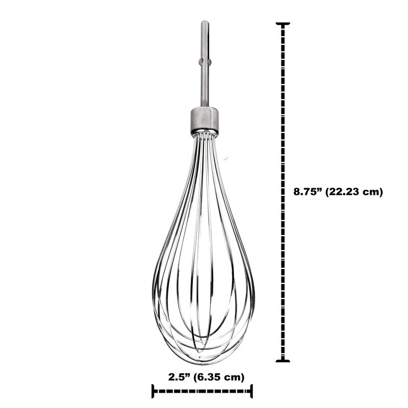 Univen Hand Mixer Stainless Steel Pro Whisk Compatible With Kitchenaid Khmpw - Image 2