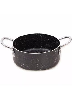 Nonstick Non-Stick Classic Casserole Aluminium Casserole Black Aluminium Mini Casserole Small Pot For Cooking Without Lid  - Image 2