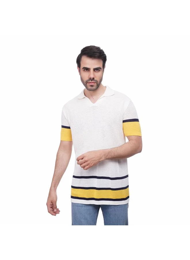 Coup Coup - Woven Polo-Shirt with Short Sleeves