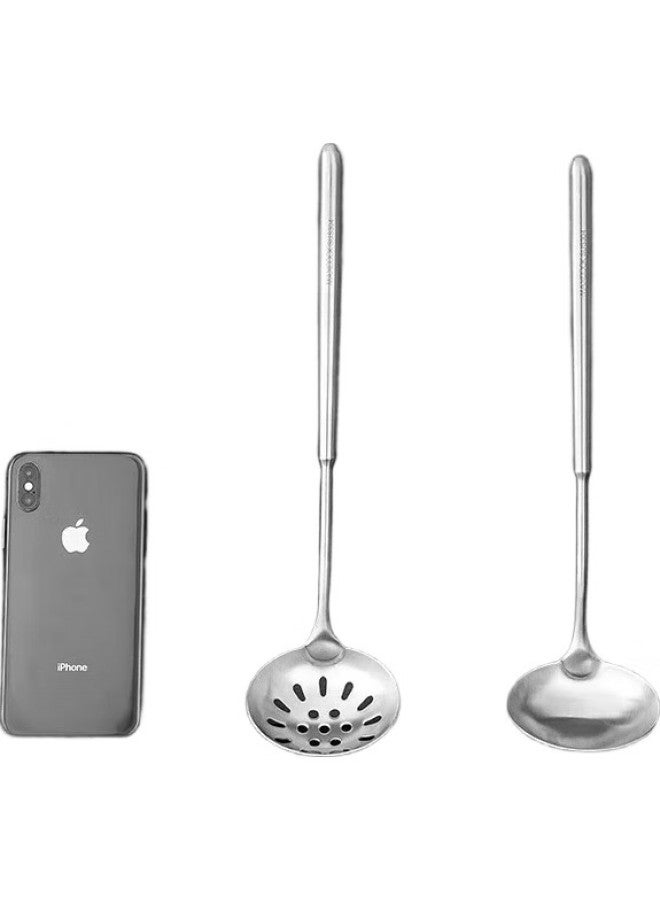 MAX COOK (Maxcook) 304 Stainless Steel Soup Ladle, Small Soup Ladle Hot Pot Spoon, Thickened Extended Long Handle Mccu9202 - Image 3