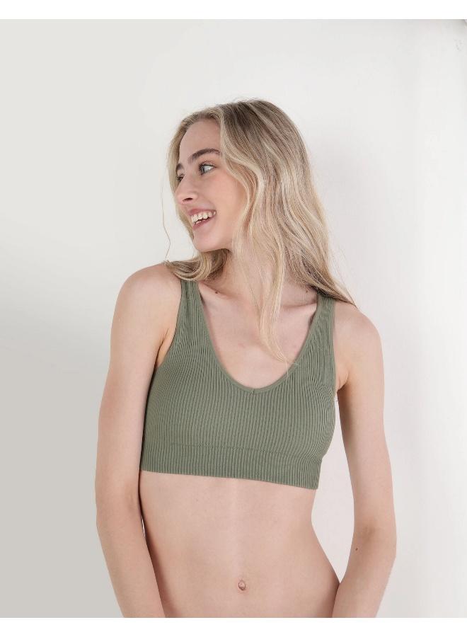 Aerie Superchill Seamless Padded Triangle Bralette - Image 1