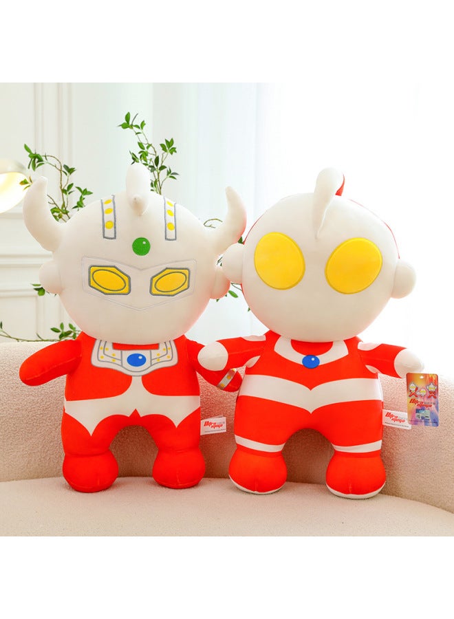 Ultraman Plush Toy Tyro Doll Children's Large Doll First Generation Superman Doll Boys Sleeping Pillow-Color:The First Generation Of Ultraman-Height:50cm(0.495kg) - Image 2
