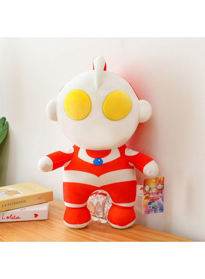 Ultraman Plush Toy Tyro Doll Children's Large Doll First Generation Superman Doll Boys Sleeping Pillow-Color:The First Generation Of Ultraman-Height:50cm(0.495kg) - Image 1
