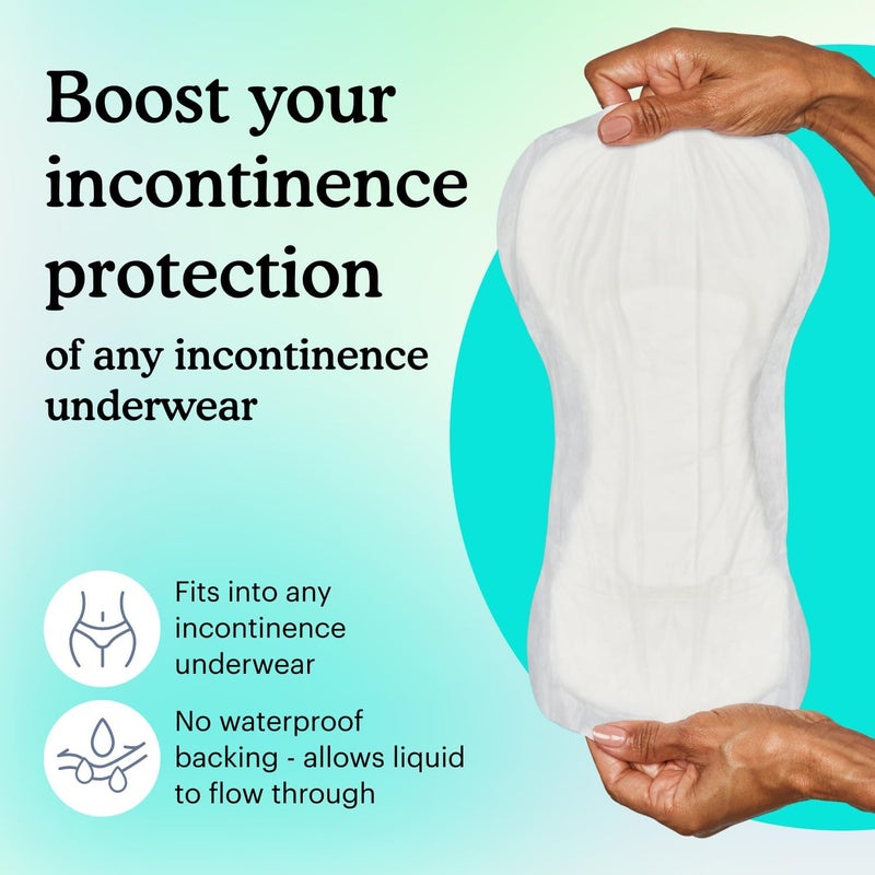 because Premium Incontinence Booster Pads for Men and Women Adds Extra Absorbency to Adult Diapers Super Soft Adhesive Strip Backing Unisex 180 Count 9 Packs of 20 - Image 4